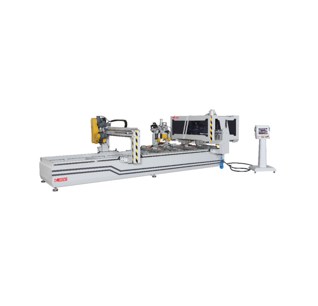Станок для обрезки дверей и зарезки замка MZK NC Ripper Double PLC Control
