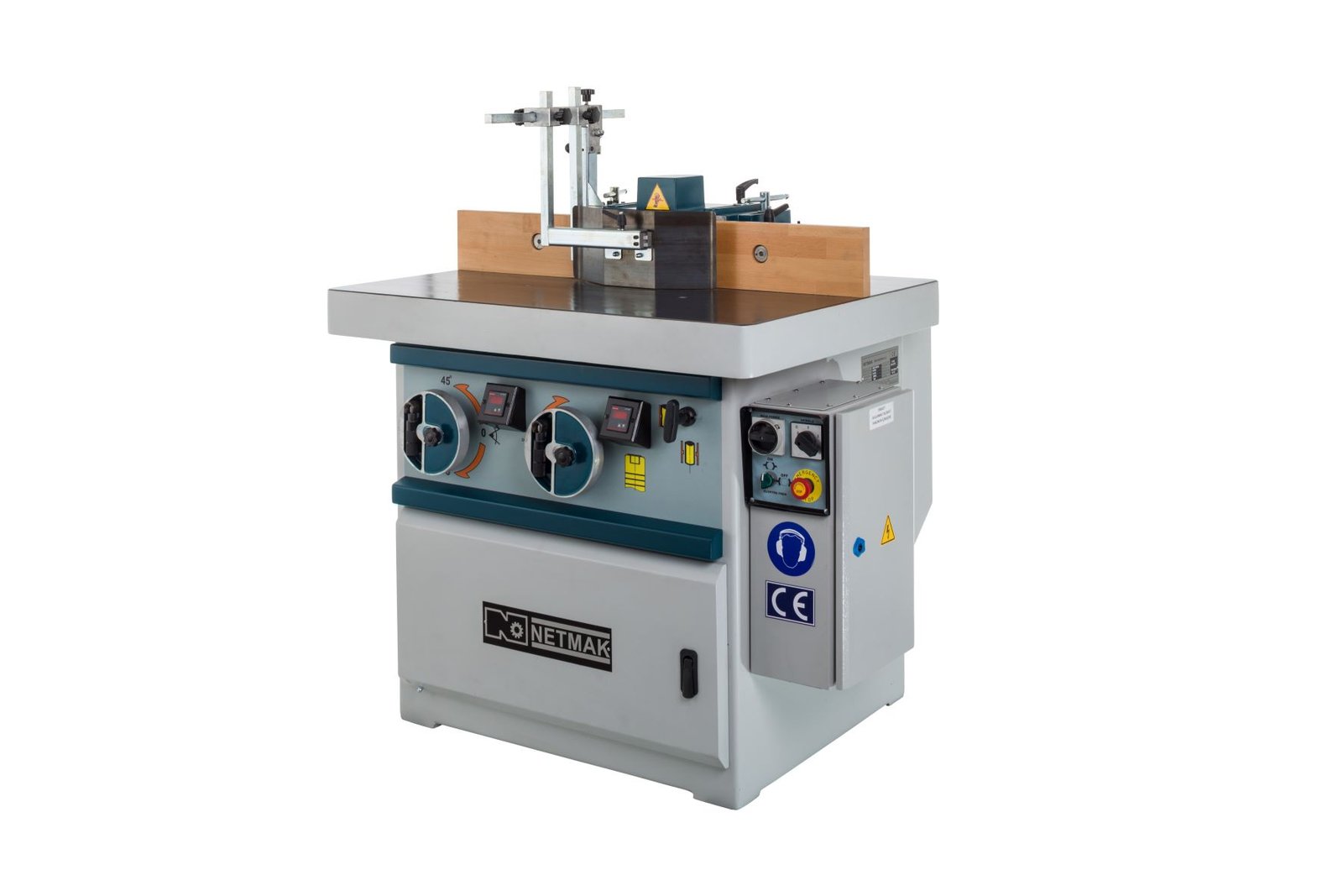 FR 2000Y Yatar Milli Freze Makinasi — NETMAK FR 2000Y Tilting Spindle Moulder
